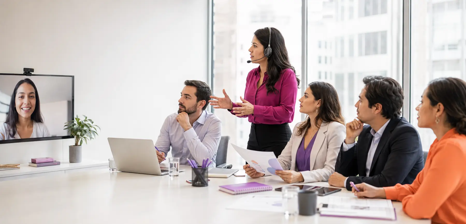 Servicio profesional de interpretación para reuniones internacionales